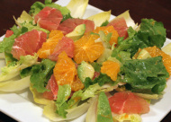 festive beet citrus salad with kale and pistachios