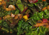 swiss chard with olives
