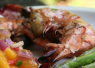 grilled shrimp with italian tomato salsa