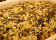 spinach gratin with cheese