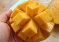 How to cut a mango that it looks beautiful.