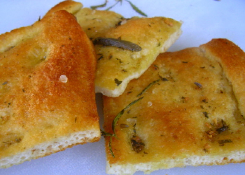 Focaccia · Italian flatbread · plain 249 calories Happy Forks