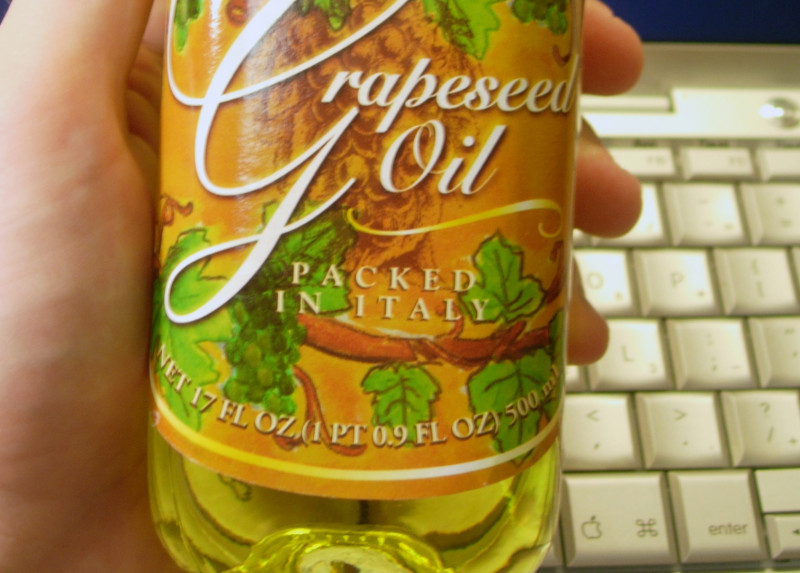 Oil · grapeseed 884 calories Happy Forks