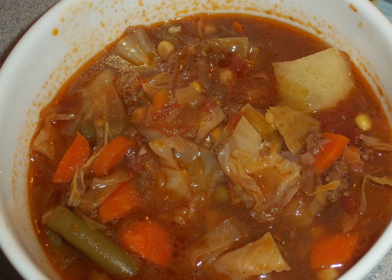 Calories in on sale cabbage soup