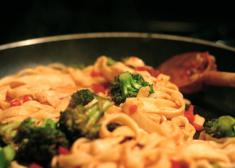 Classic pasta primavera recipe 164 calories Happy Forks