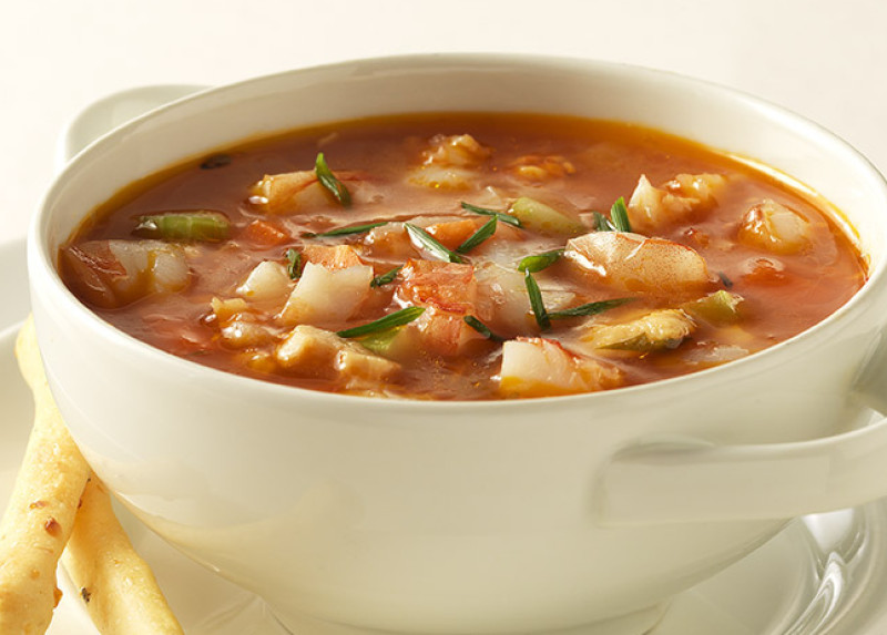 Manhattan clam chowder recipe | 88 calories | Happy Forks