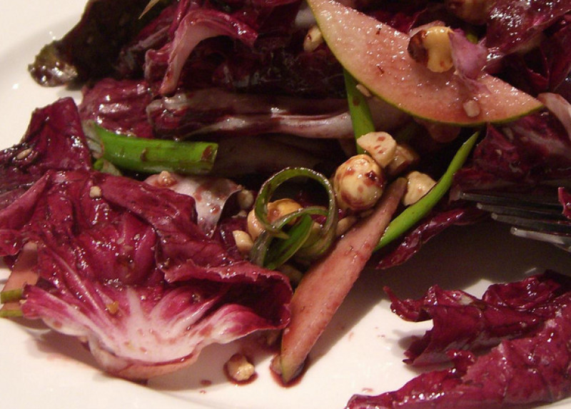 Fennel, radicchio and endive salad recipe 72 calories Happy Forks