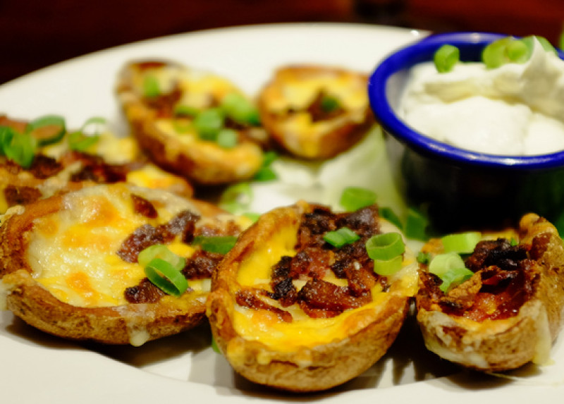 Potato skins recipe | 177 calories | Happy Forks