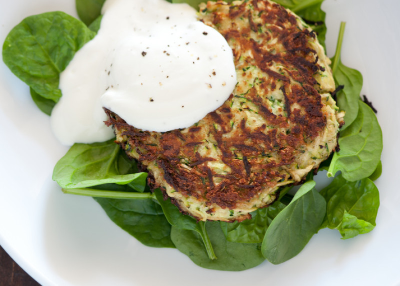Spicy turkey and zucchini burger recipe | 125 calories | Happy Forks