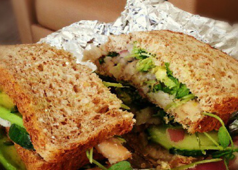 Avocado coconut oil tartine recipe | 276 calories | Happy Forks