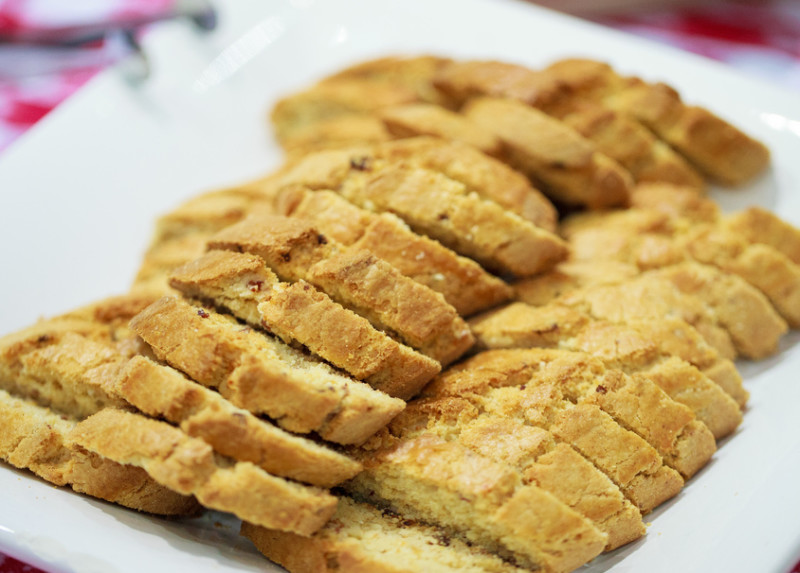 Parmesan black pepper biscotti recipe 318 calories Happy Forks