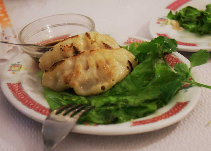 Spring vegetable potstickers recipe 127 calories Happy Forks