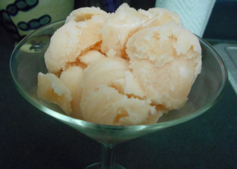 Grapefruit campari sorbet recipe 113 calories Happy Forks