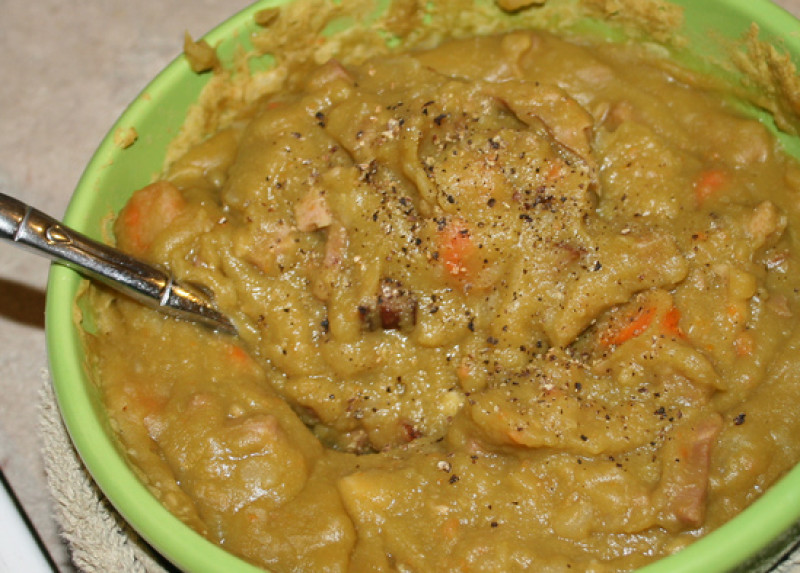 Split pea soup recipe 78 calories Happy Forks