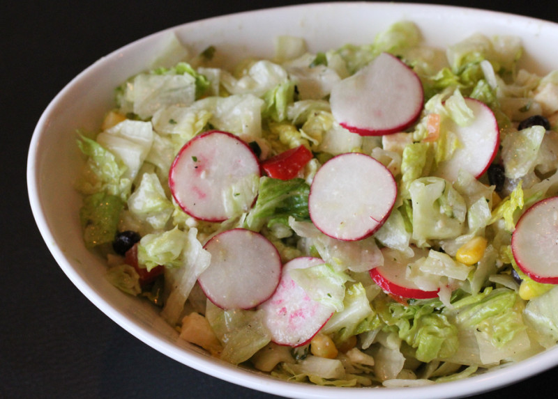 Chopped salad with feta, lime and mint recipe 141 calories Happy Forks