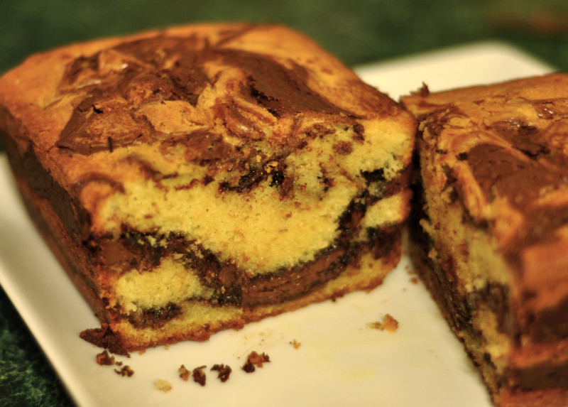 Slow cooker nutella swirl chocolate chip pound cake recipe | 407 ...
