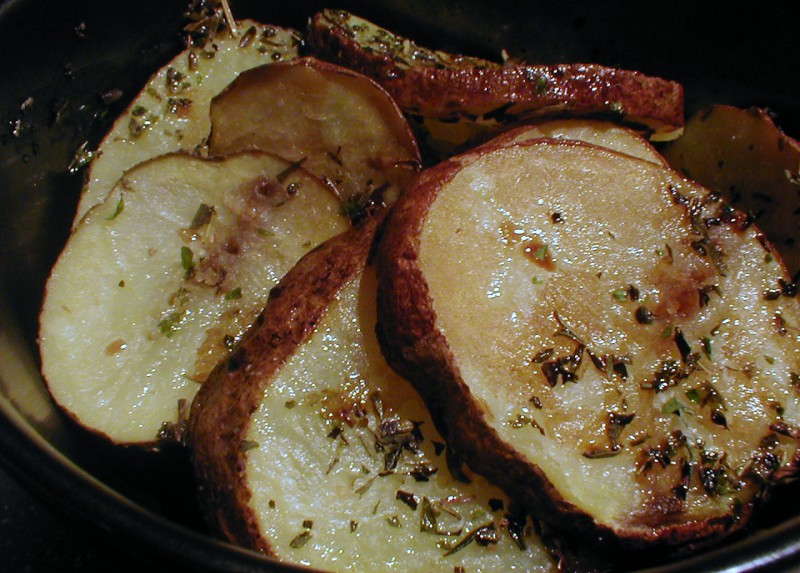 Parsley leaf potatoes recipe 111 calories Happy Forks