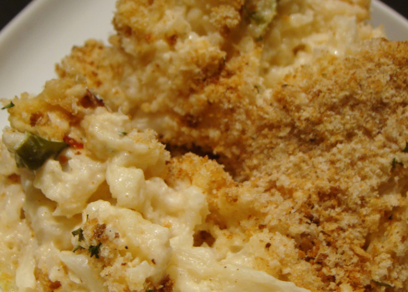 Cauliflower with brown butter crumbs recipe | 125 calories | Happy Forks