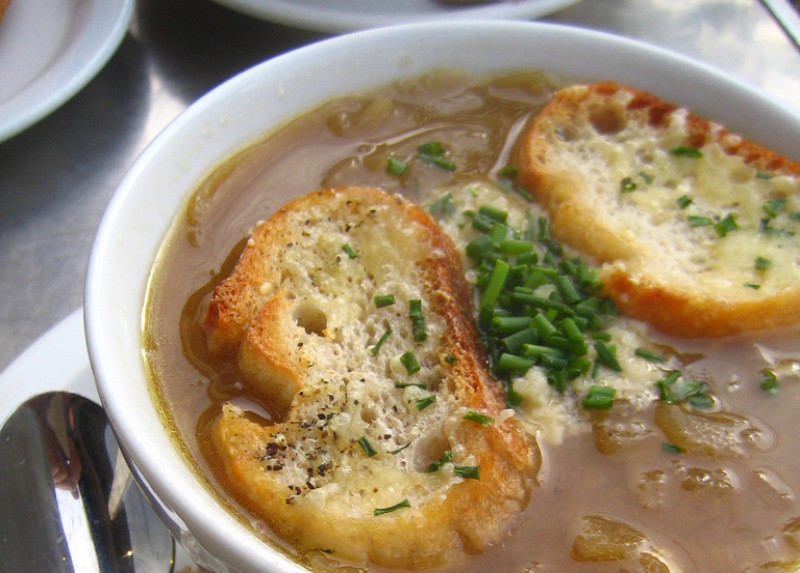 Vidalia onion soup with wild rice recipe 63 calories Happy Forks