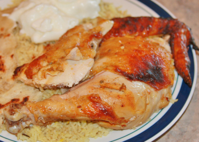 Slowandlow dry rub oven chicken recipe 160 calories Happy Forks