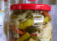 pickled vegetable sandwich slaw