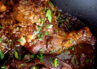 fesenjan persian chicken stew with walnut and pomegranate sauce