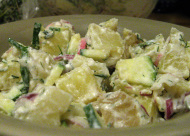cucumber salad with tahini dressing