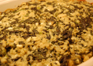 zucchini and spinach gratin