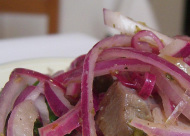 grilled onion salad