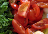 tomato salad with soy sauce