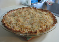 dried cherry apple streusel pie