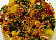 the ultimate fall wheatberry salad