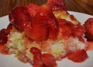 strawberry summer cake