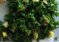 kale salad with pecorino and walnuts