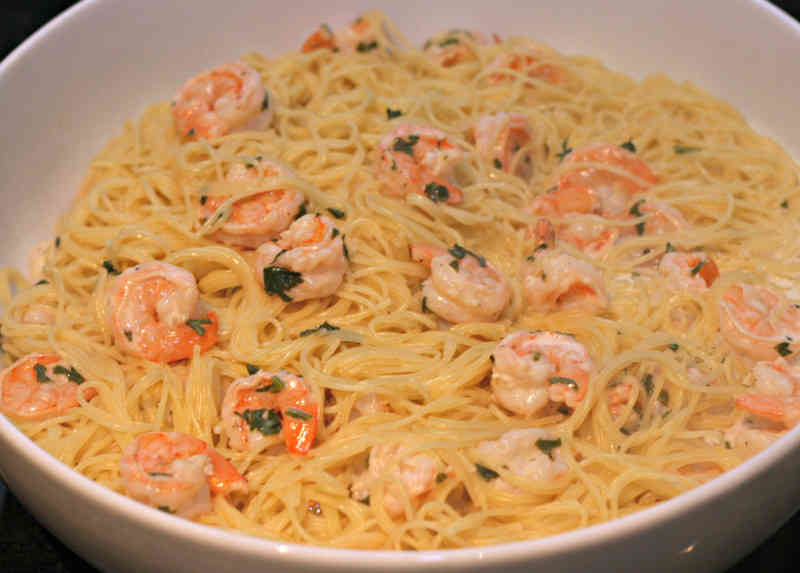 Angel Hair Pasta with Shrimp