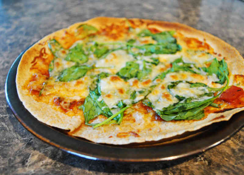 Skillet Tortilla Pizza Recipe