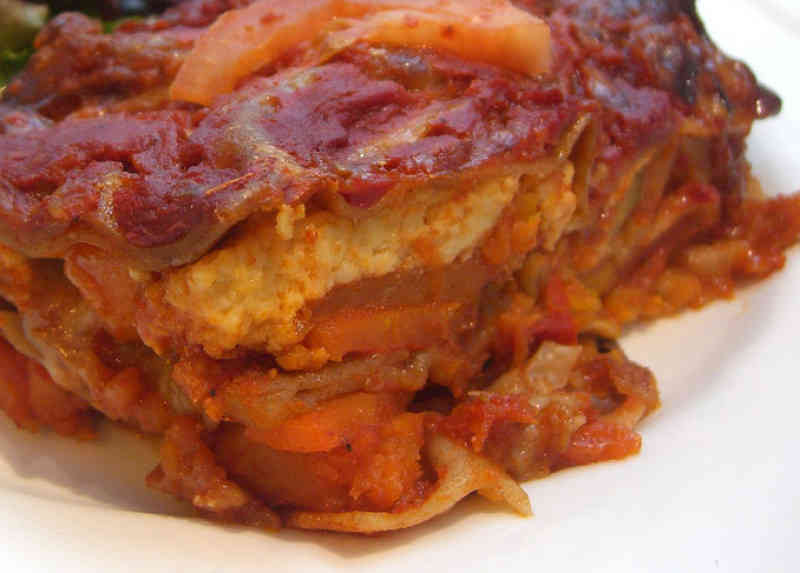 Roasted Vegetable Chicken Stacked Enchiladas Recipe 107 Calories Happy Forks